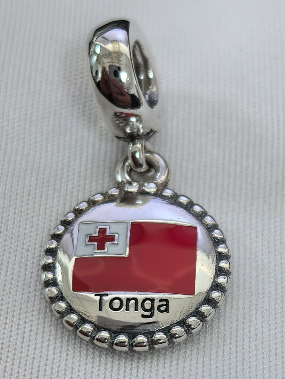 Pandora Tonga Exclusive Dangle Charm Pendant, S925 Silver Jewelry